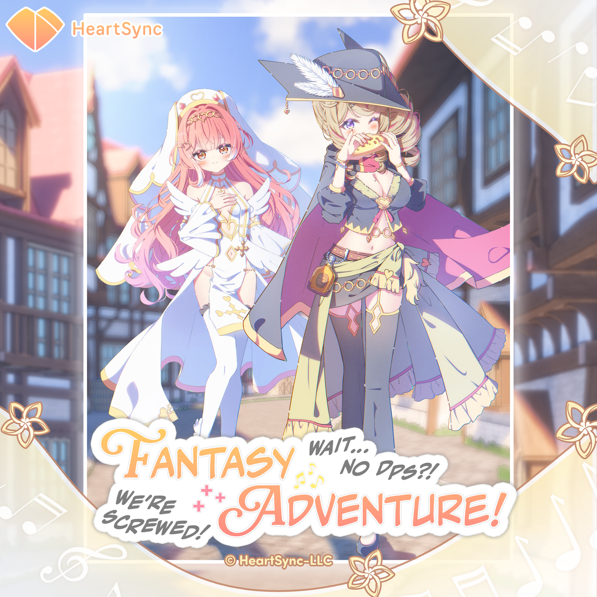 𝐹𝒶𝓃𝓉𝒶𝓈𝓎 𝒜𝒹𝓋𝑒𝓃𝓉𝓊𝓇𝑒: Wait, No DPS?! We’re Screwed! Duo Adventure Wall Tapestry [PRE-ORDER]