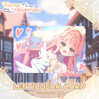 𝐹𝒶𝓃𝓉𝒶𝓈𝓎 𝒜𝒹𝓋𝑒𝓃𝓉𝓊𝓇𝑒: Wait, No DPS?! We’re Screwed! Saint Kumu Triple Reflection Spell Lenticular Card [PRE-ORDER]