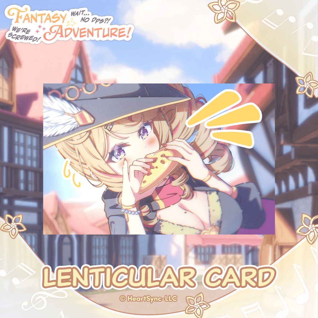 𝐹𝒶𝓃𝓉𝒶𝓈𝓎 𝒜𝒹𝓋𝑒𝓃𝓉𝓊𝓇𝑒: Wait, No DPS?! We’re Screwed! Bard Siena Triple Reflection Spell Lenticular Card [PRE-ORDER]
