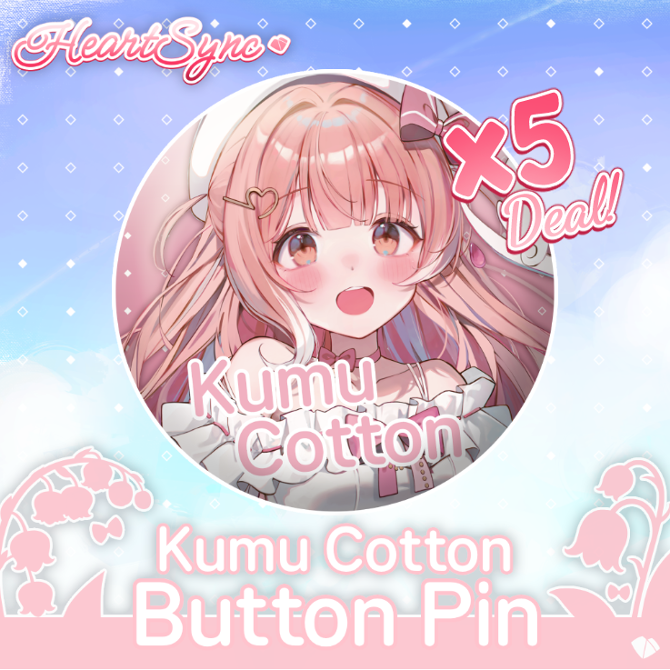 Kumu Cotton Debut - Button Pin ITA bag SET
