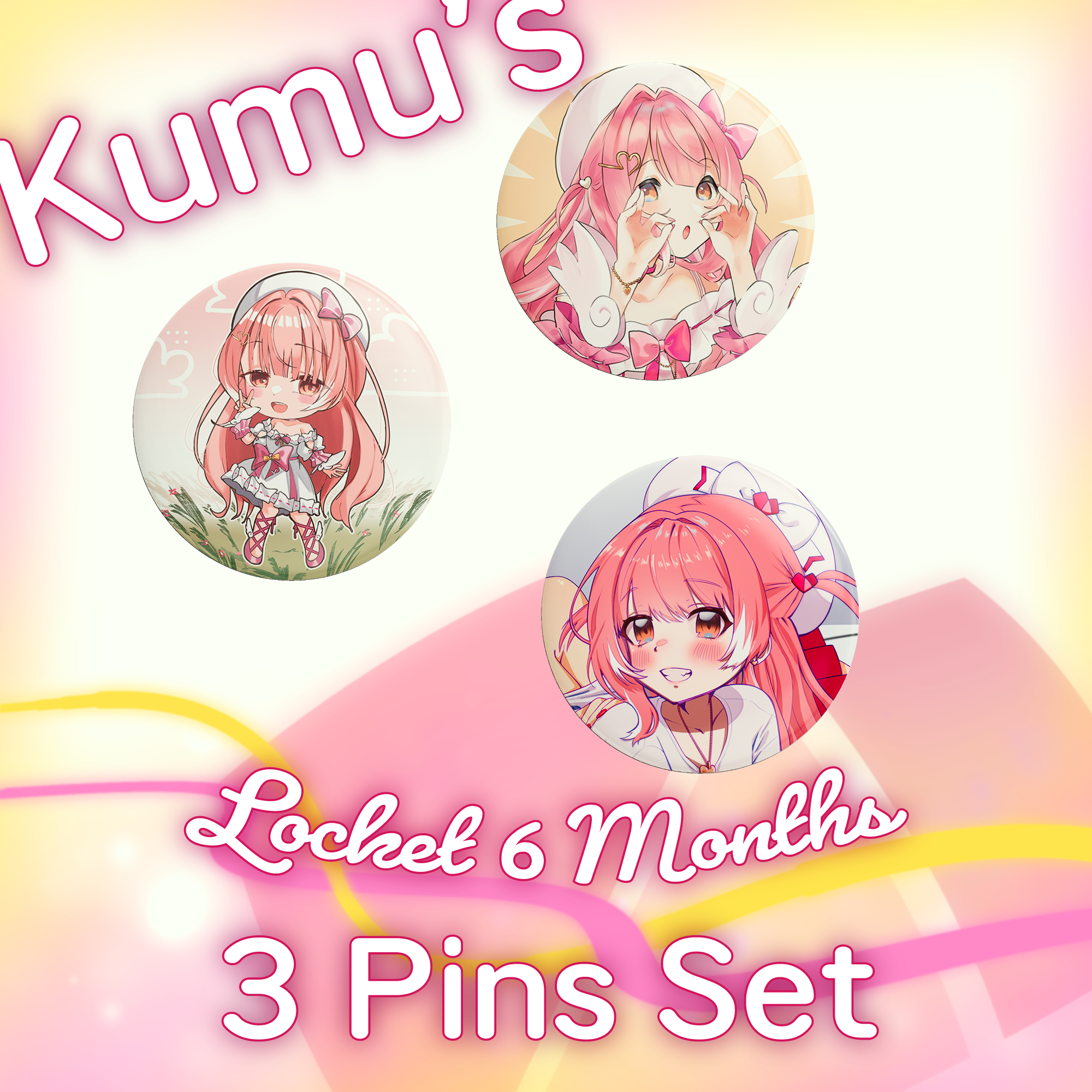 LOCKET 6 Months Pin Set