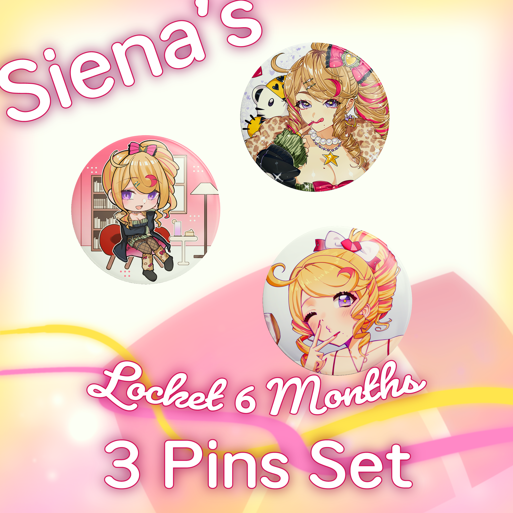 LOCKET 6 Months Pin Set