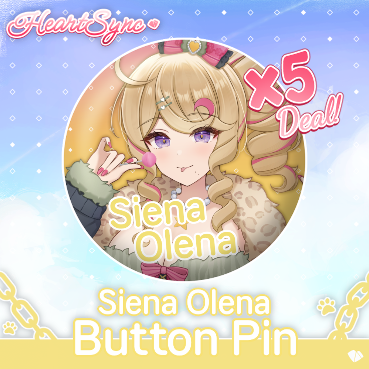 Siena Olena Debut - Button Pin ITA bag SET